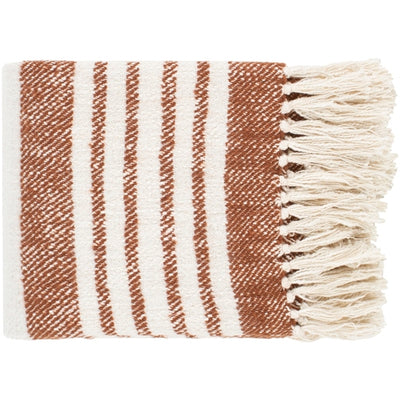 Stripe Throw- Burnt Orange