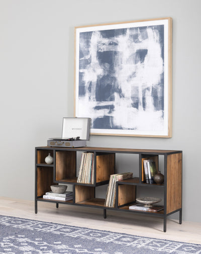 HELENA MEDIA CONSOLE-DARK ANTIQUE BLEACH