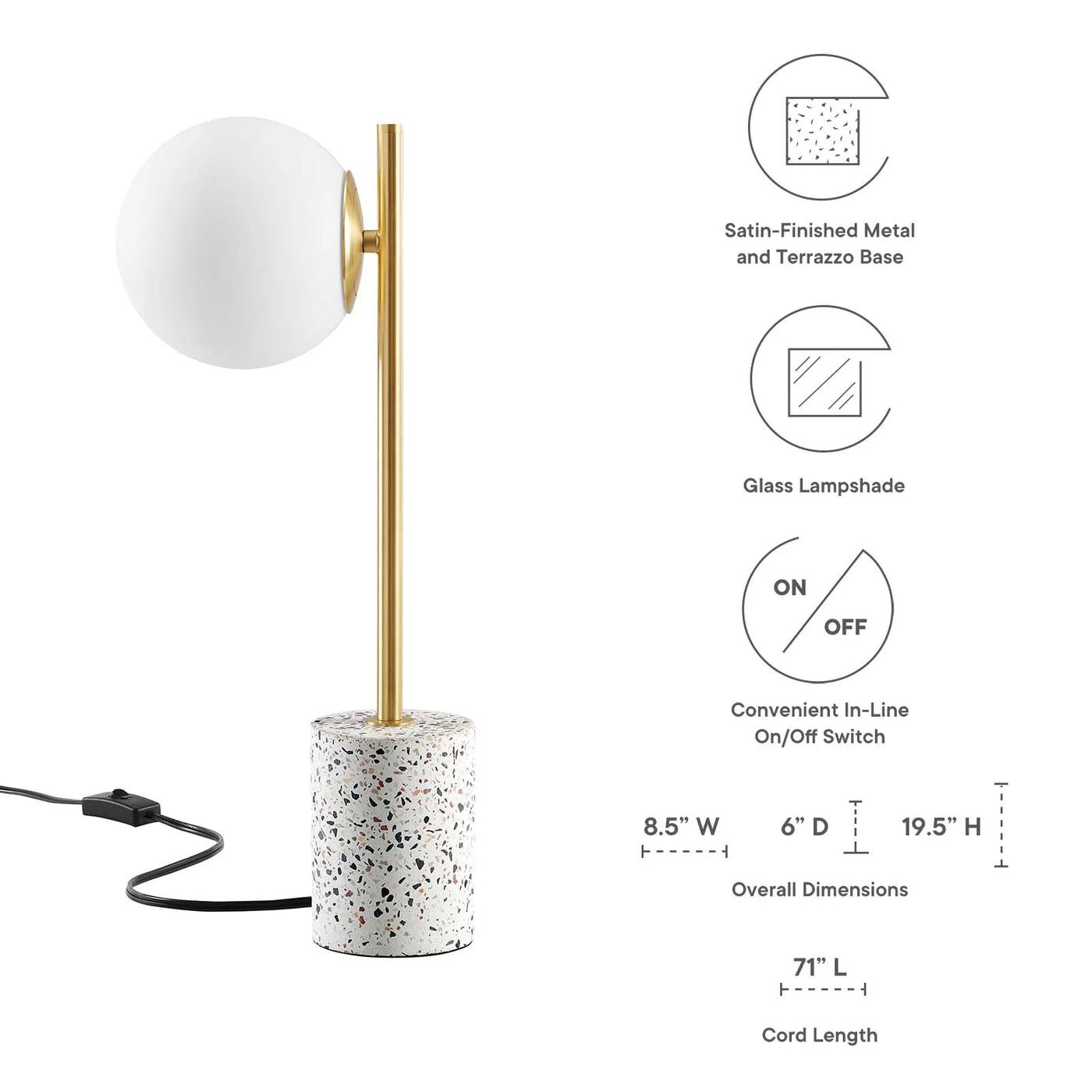 Logic Terrazzo Table Lamp