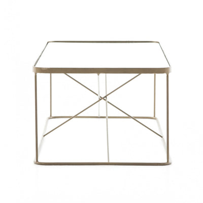 LUCAS COFFEE TABLE-ANTIQUE BRASS