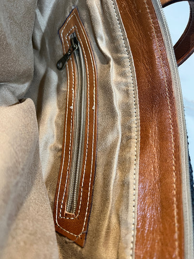 Sabra Silk Handbag Orange #18