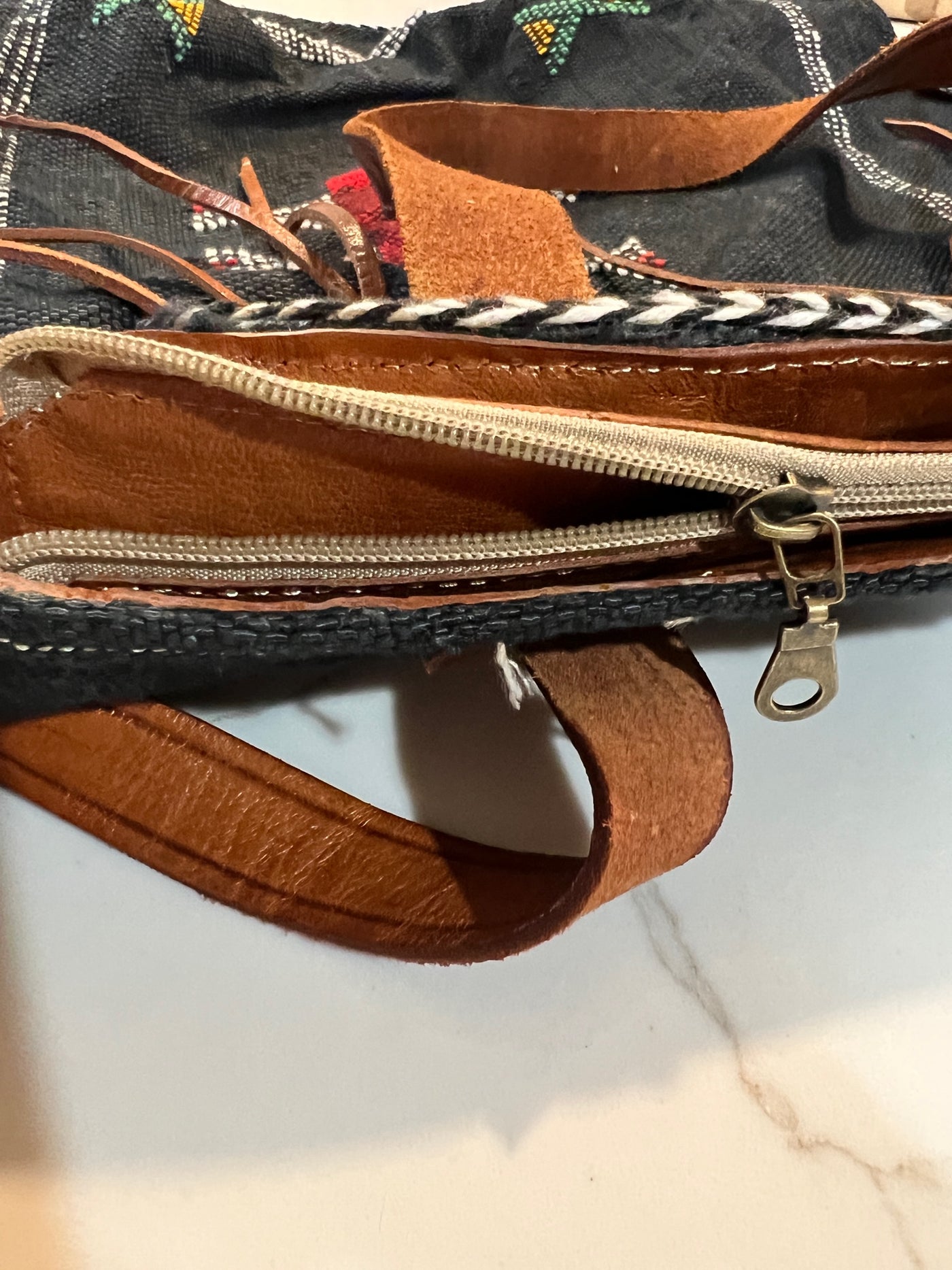 Burnt Orange #15 Sabra Silk Handbag