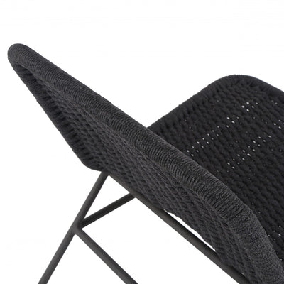 BRUNO OUTDOOR CHAIR-DARK GREY ROPE