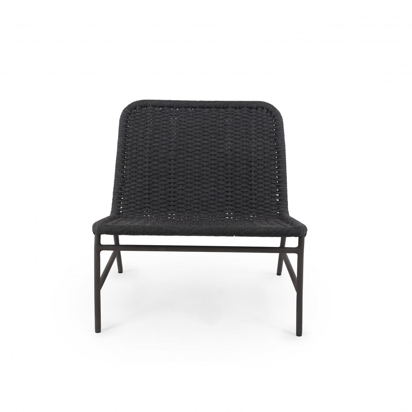 BRUNO OUTDOOR CHAIR-DARK GREY ROPE