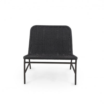 BRUNO OUTDOOR CHAIR-DARK GREY ROPE