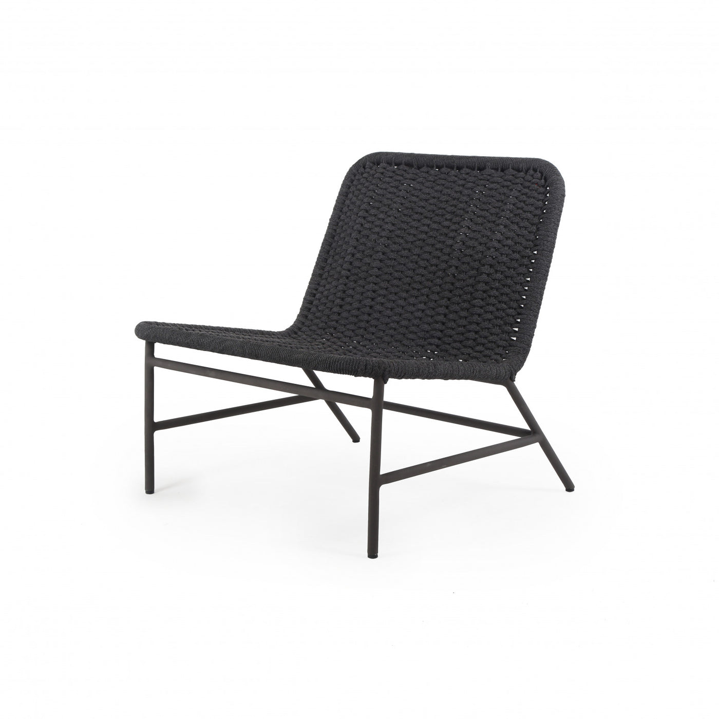 BRUNO OUTDOOR CHAIR-DARK GREY ROPE