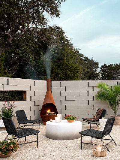 BRUNO OUTDOOR CHAIR-DARK GREY ROPE