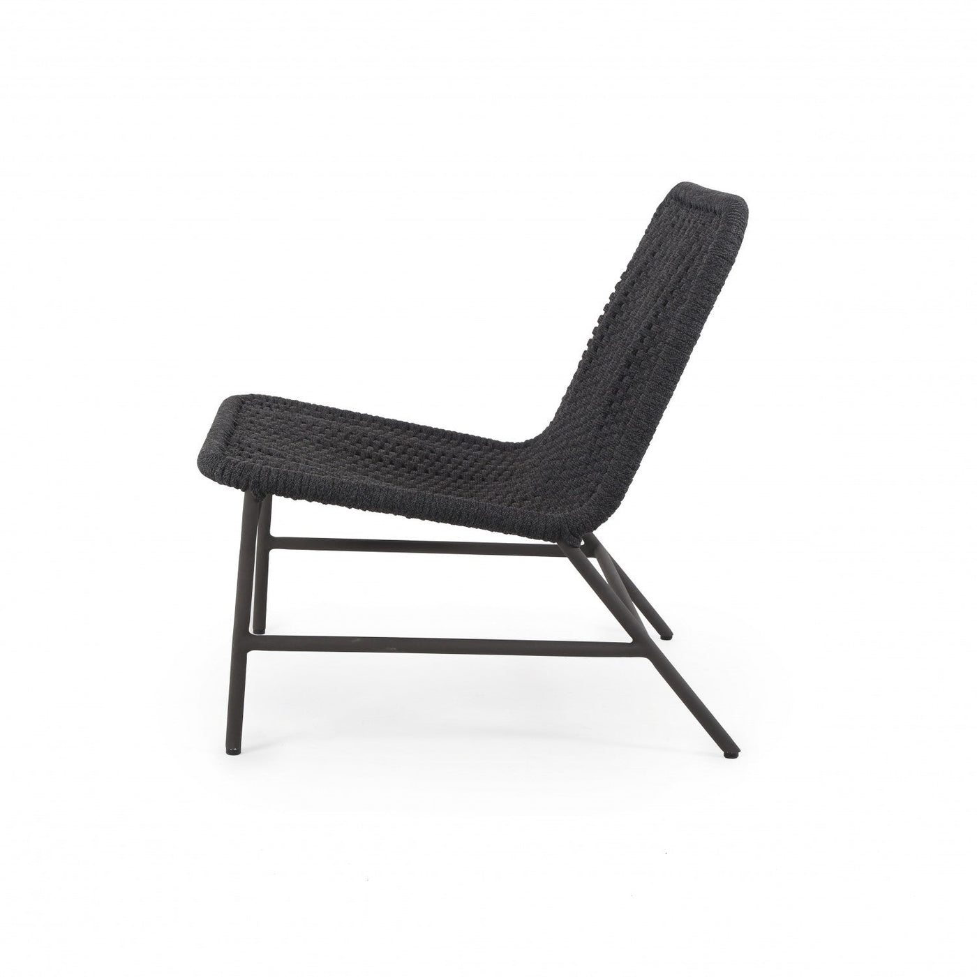 BRUNO OUTDOOR CHAIR-DARK GREY ROPE