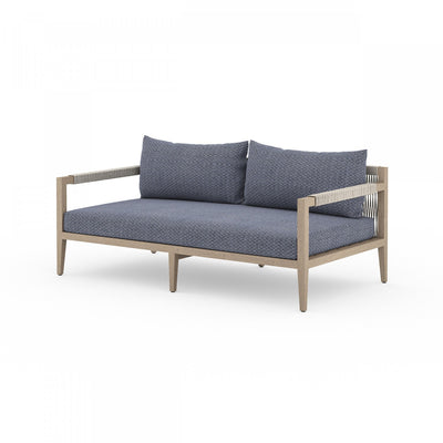 SHERWOOD OUTDOOR SOFA, WASHED BROWN