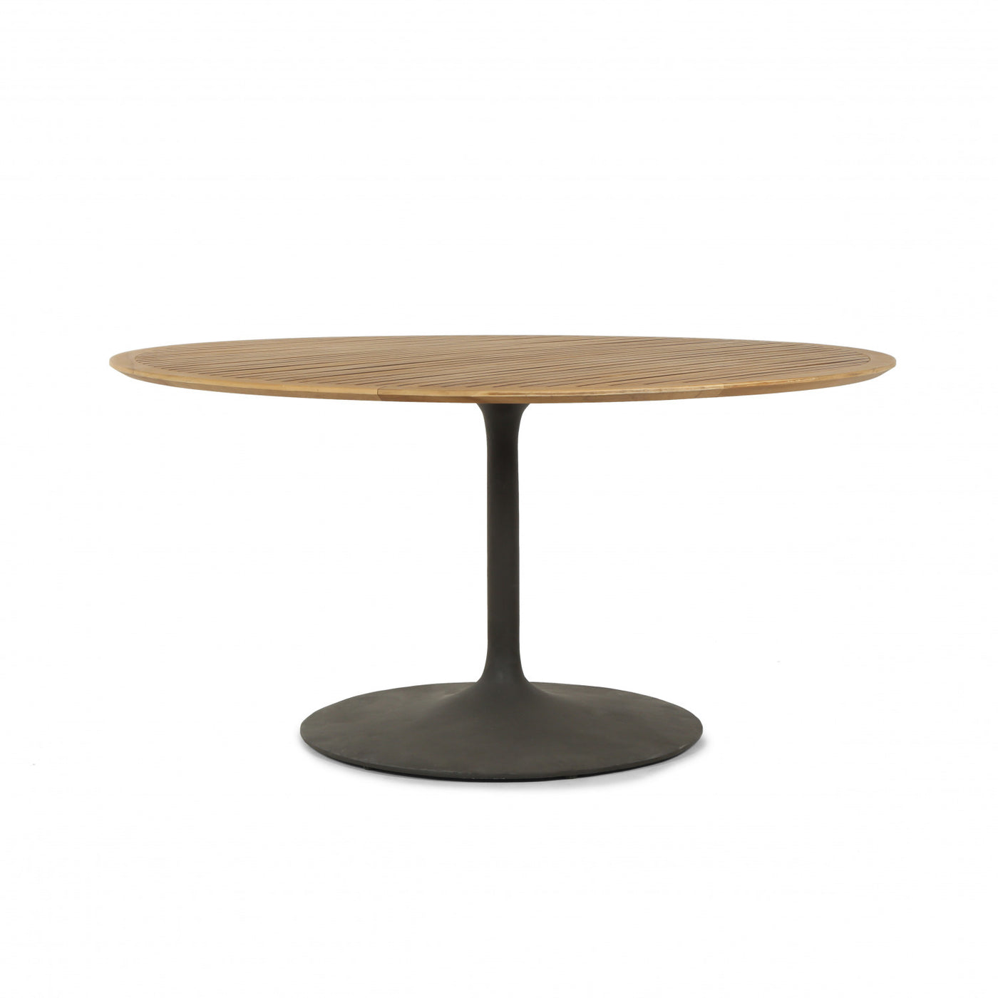 REINA OUTDOOR DINING TABLE-54"-NAT TEAK