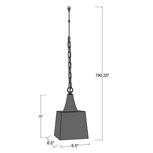 Modern Concrete Pendant Light