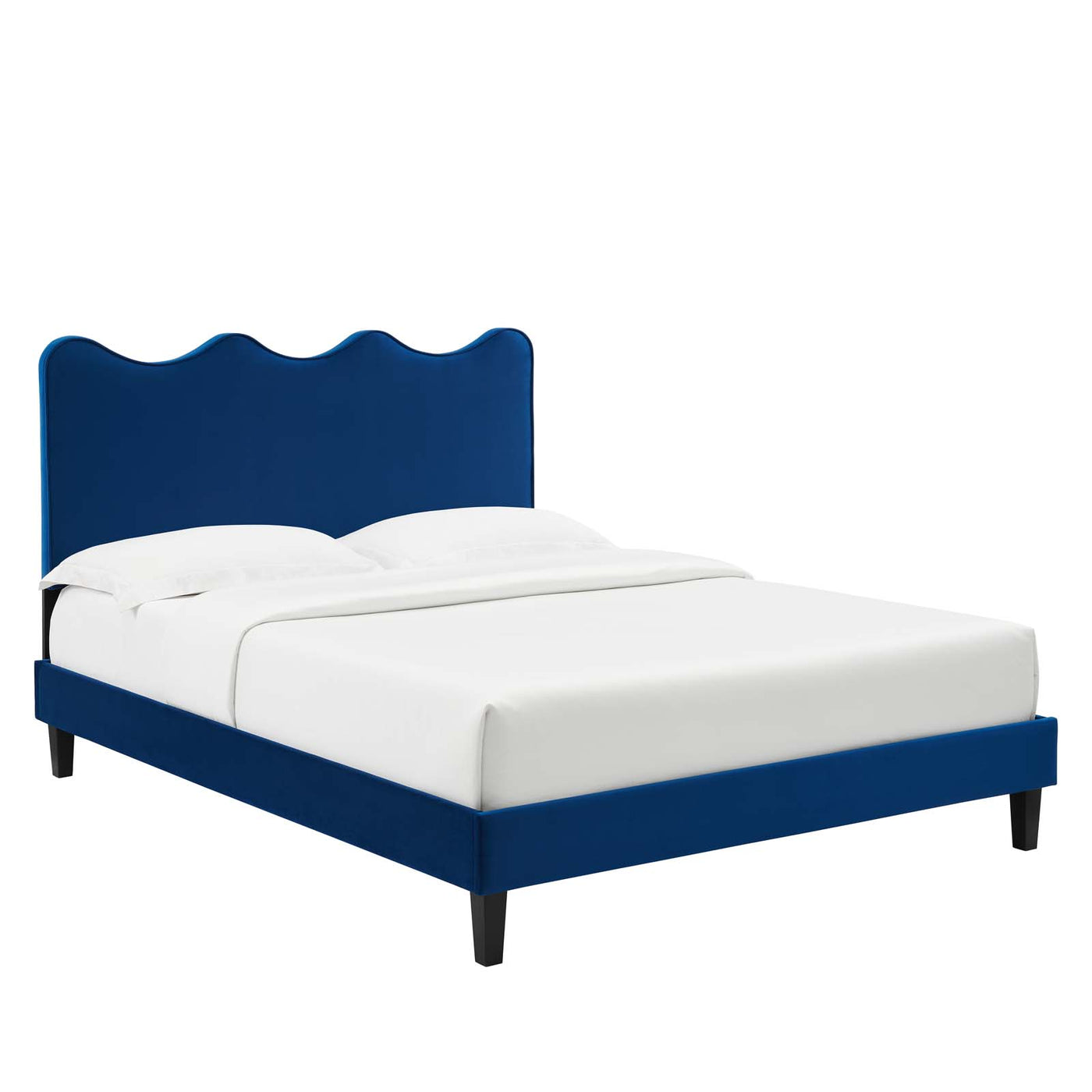 Current Performance Velvet Platform Bed