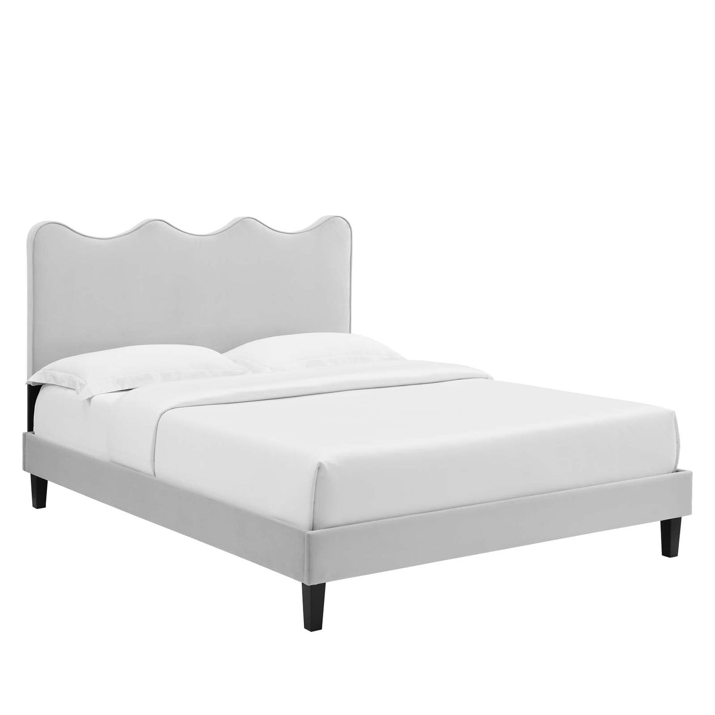 Current Performance Velvet Platform Bed