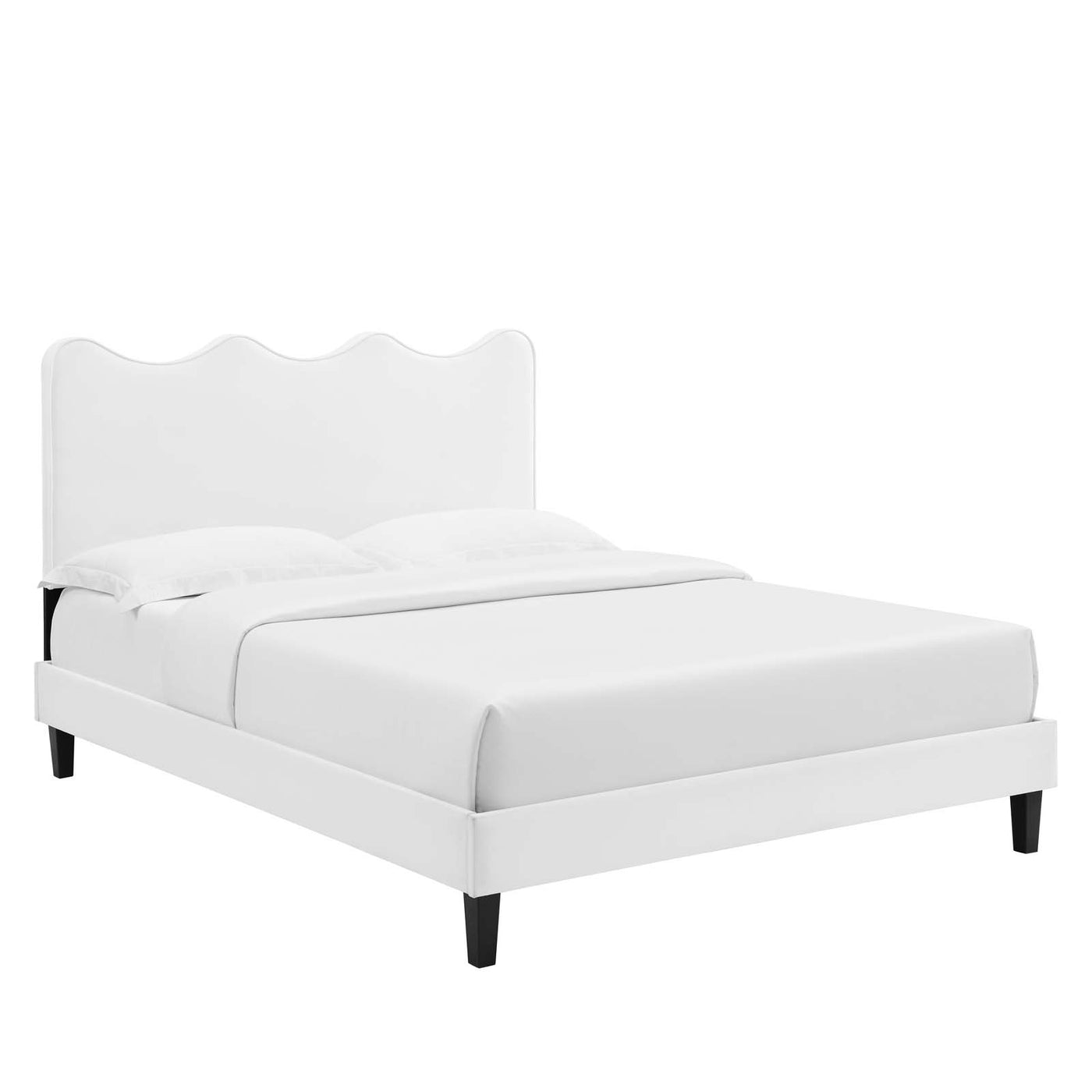 Current Performance Velvet Platform Bed