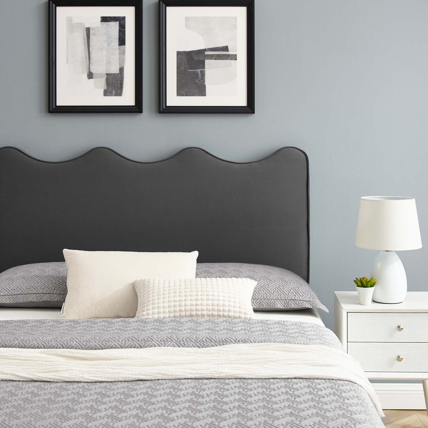 Current Performance Velvet Platform Bed