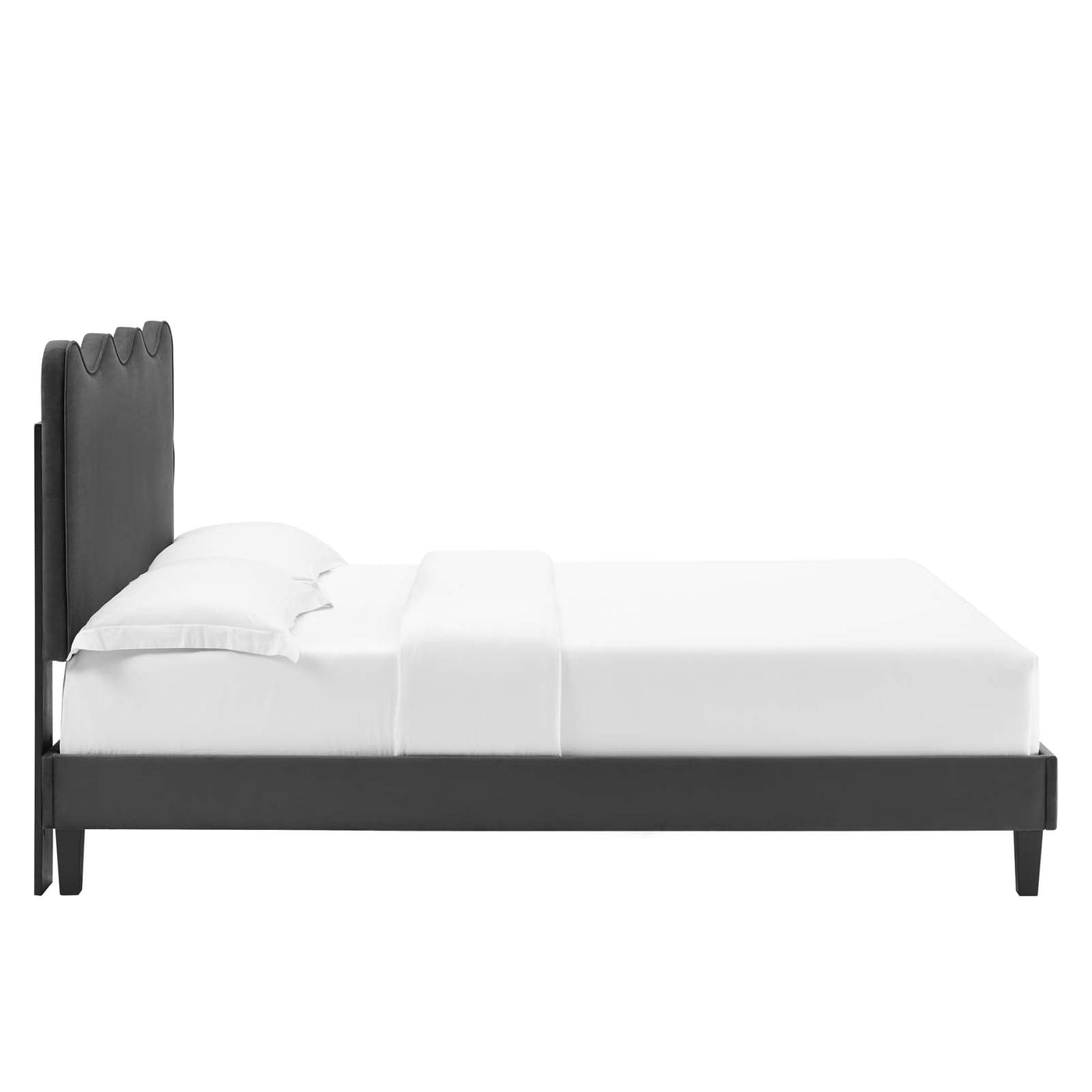Current Performance Velvet Platform Bed