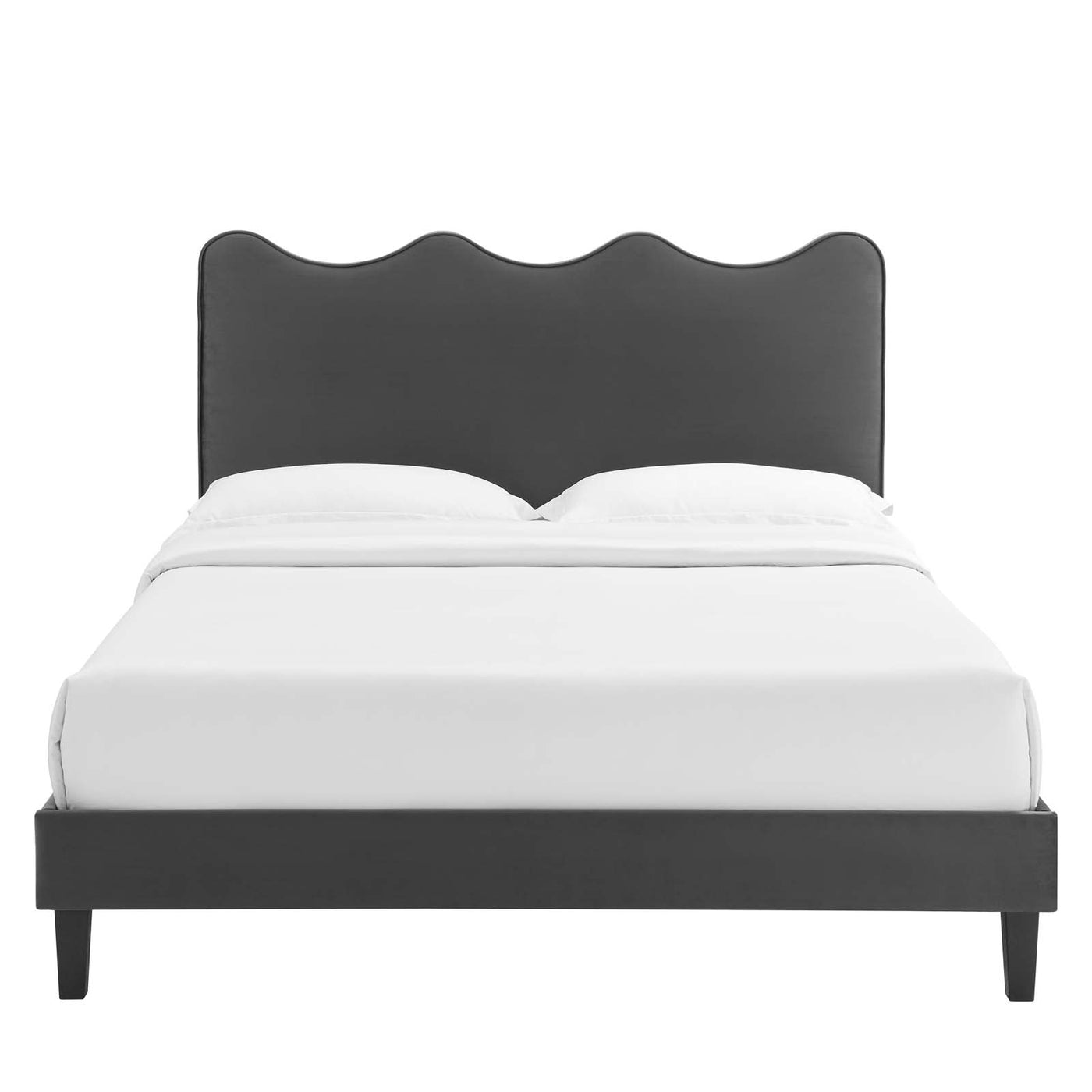 Current Performance Velvet Platform Bed