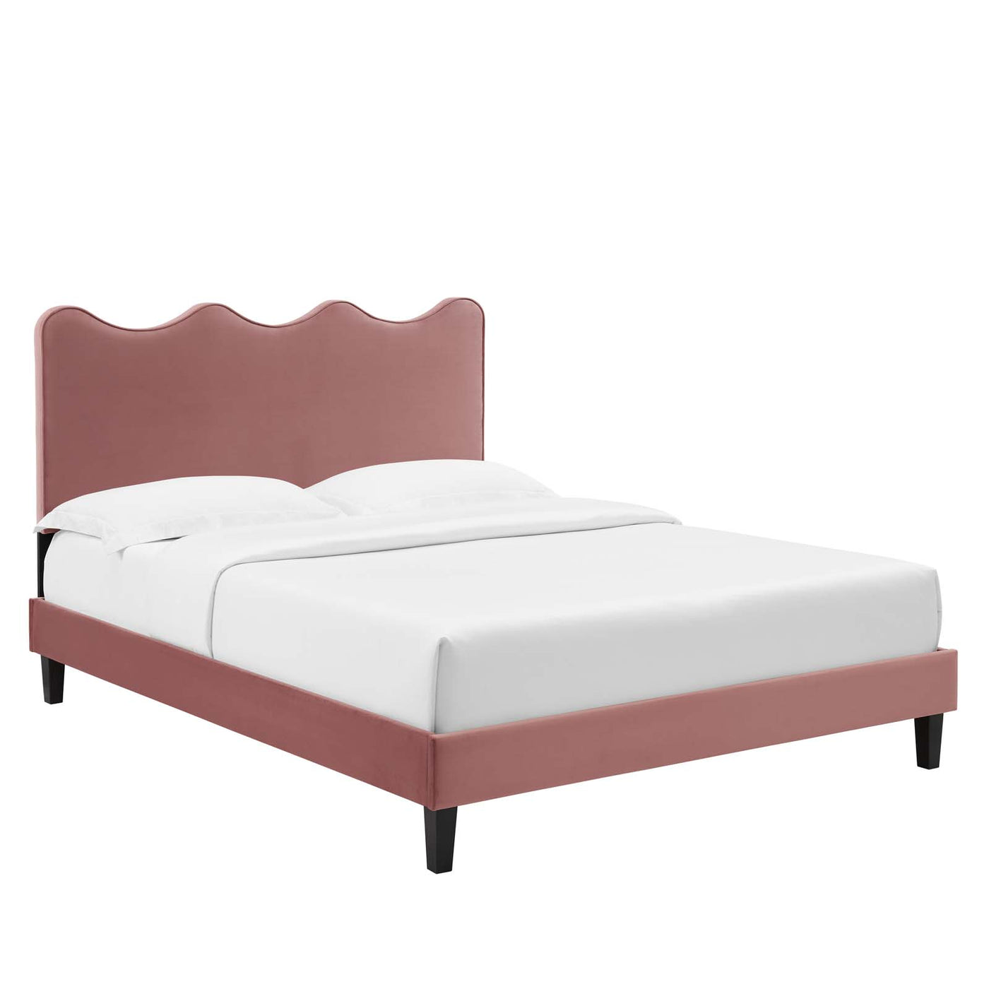 Current Performance Velvet Platform Bed