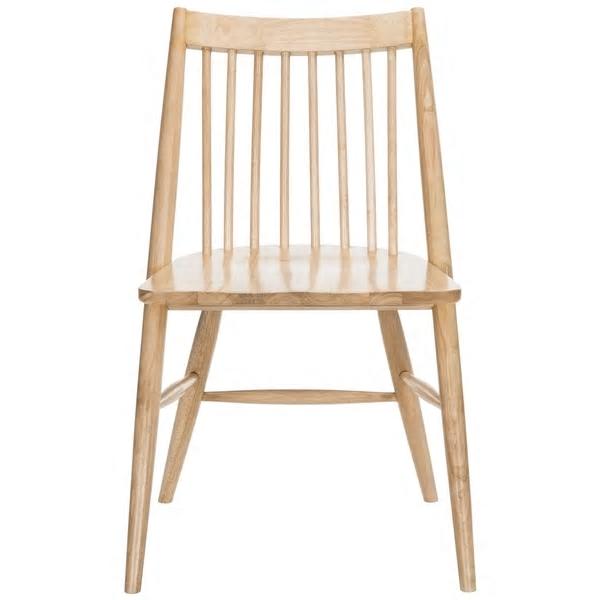 Modern Spindle Dining Chair- Natural SET OF 2