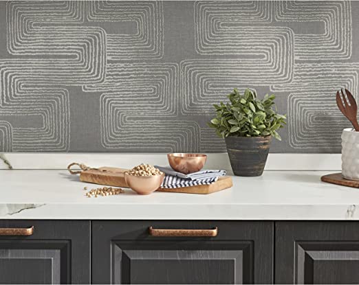 Organic Geo Peel and Stick Wallpaper