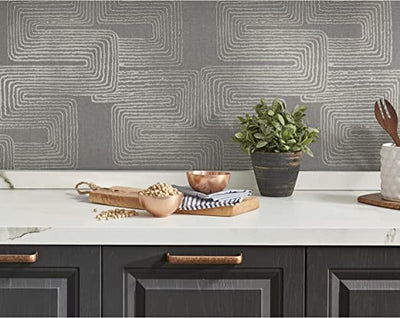 Organic Geo Peel and Stick Wallpaper