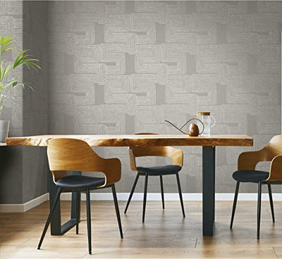 Organic Geo Peel and Stick Wallpaper