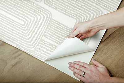 Organic Geo Peel and Stick Wallpaper
