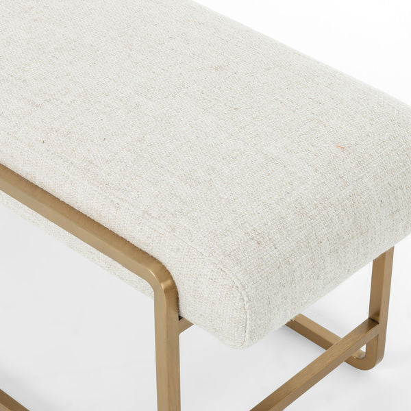 Sled Bench Creamy White