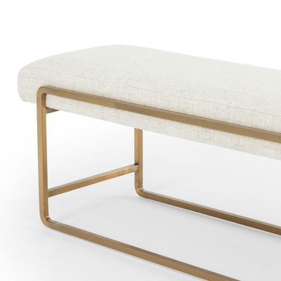 Sled Bench Creamy White