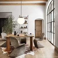 Modern Cowhide Rug- Warm Brown