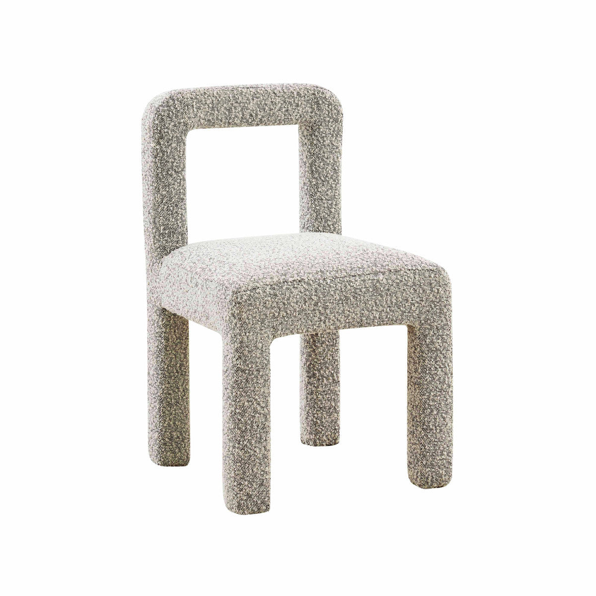 Nova Black Boucle Dining Chair