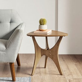 Triangle End Table Elm