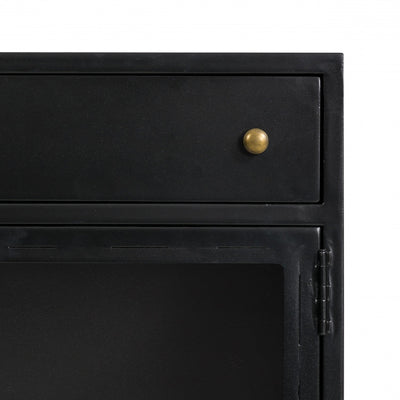 SHADOW BOX SMALL CABINET,BLACK