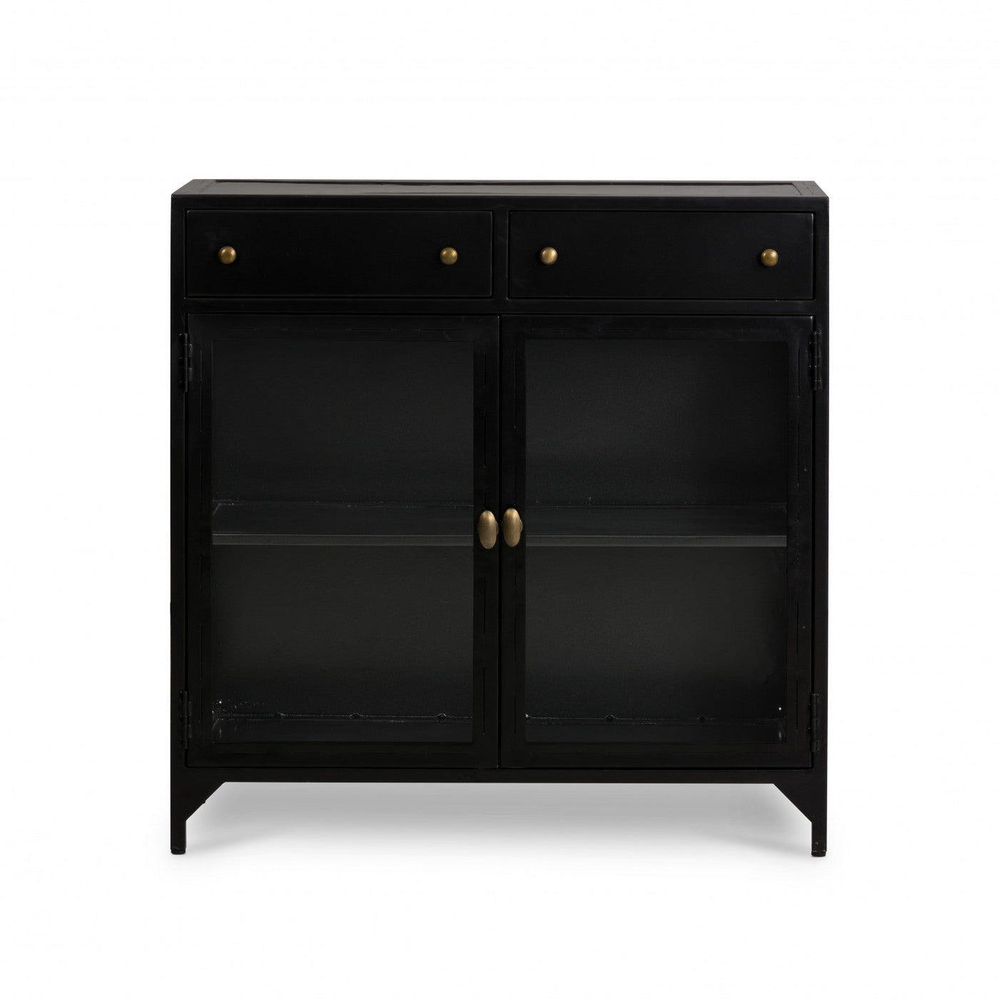 SHADOW BOX SMALL CABINET,BLACK