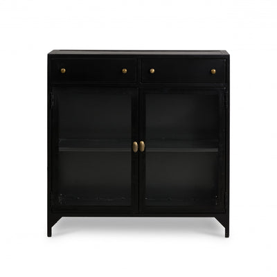 SHADOW BOX SMALL CABINET,BLACK