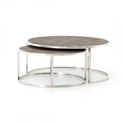 SHAGREEN NESTING COFFEE TABLE