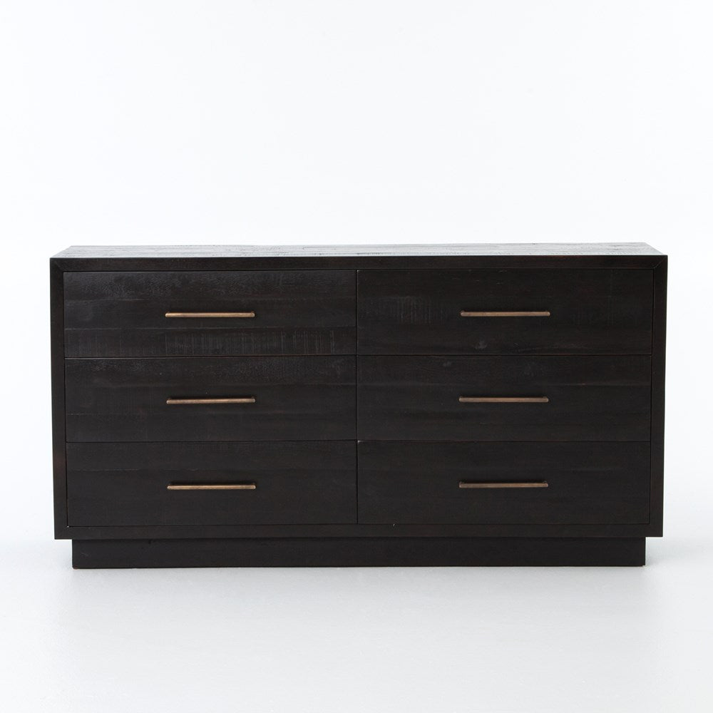 JERRIN  DRAWER DRESSER-BURNISHED BLACK