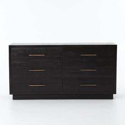 JERRIN  DRAWER DRESSER-BURNISHED BLACK