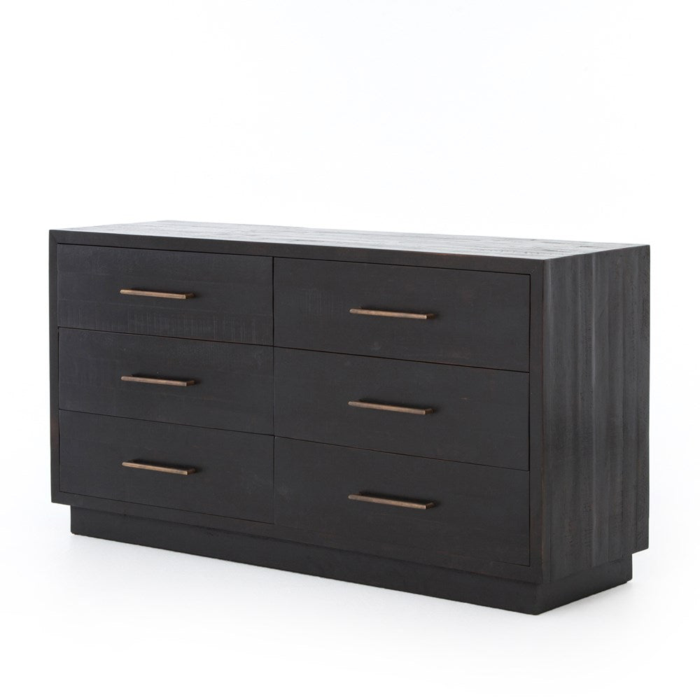 JERRIN  DRAWER DRESSER-BURNISHED BLACK