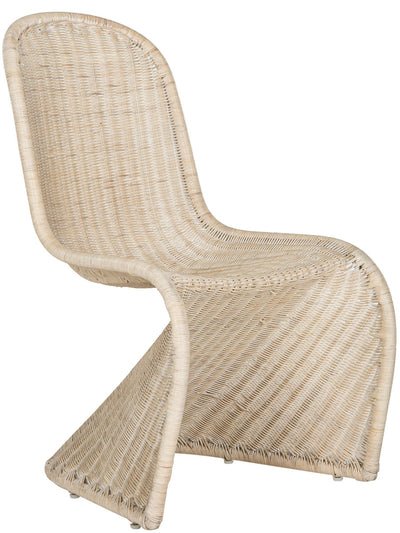 Willow Rattan Dining Chairs Set of 2