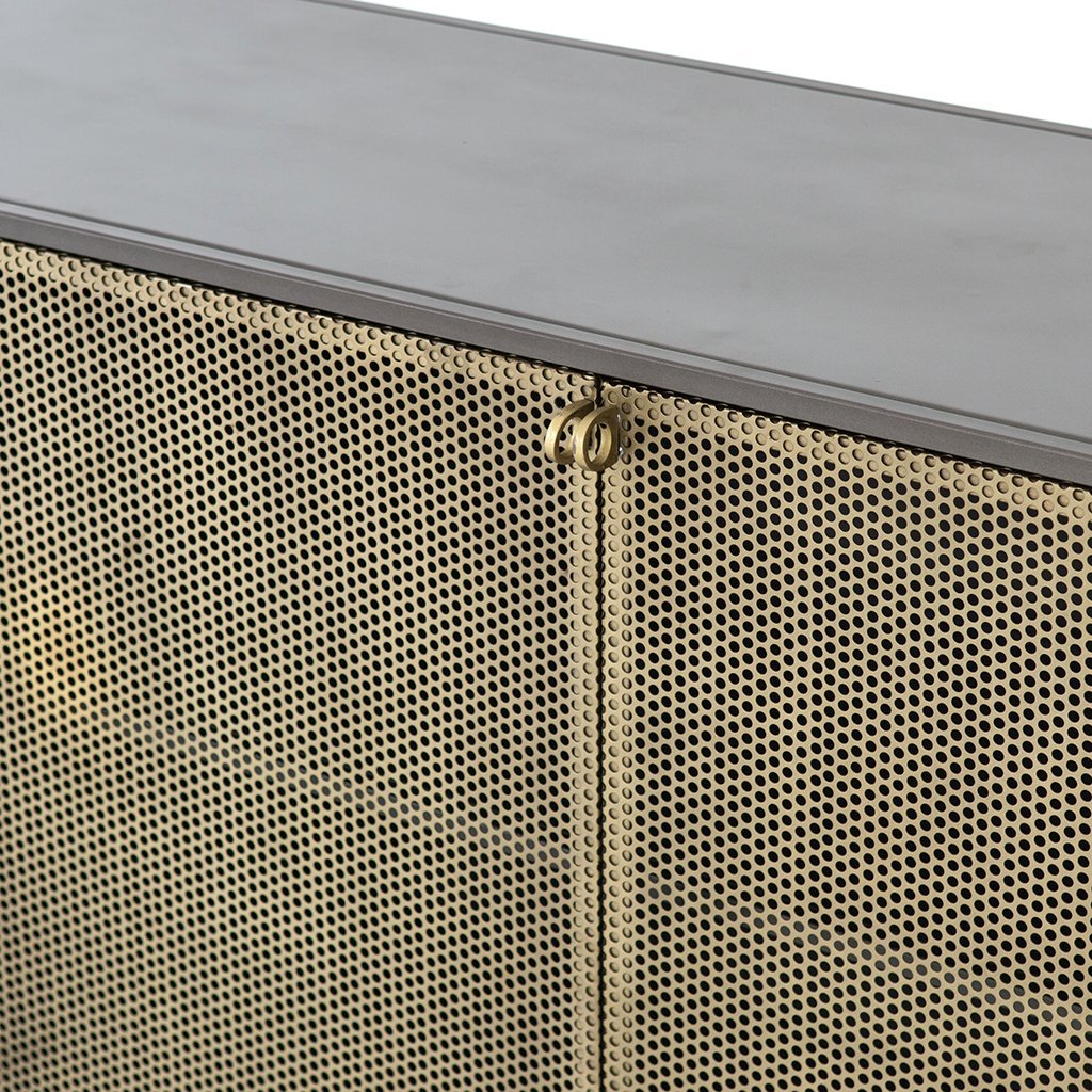 Antique Brass Sideboard