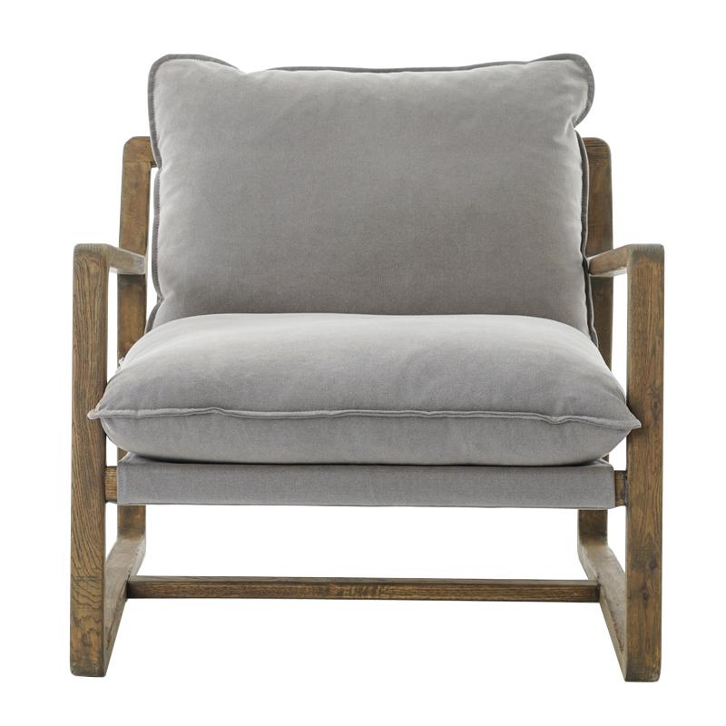 Ava Lounge Chair- Pewter