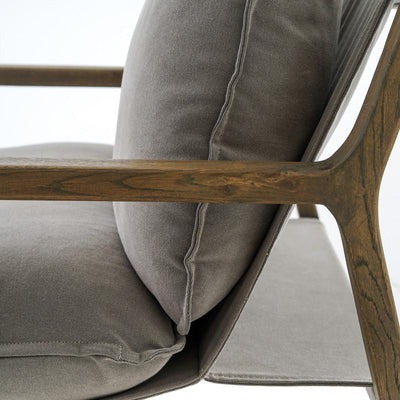 Ava Lounge Chair- Pewter