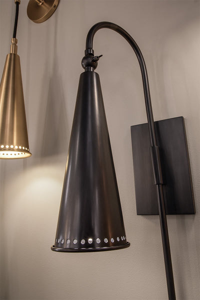 Alva Sconce Polished Nickel