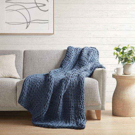 Chunky Double Knit Handmade Throw
