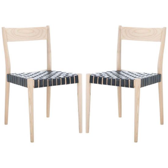 Modern Basket Woven Chair SET-2