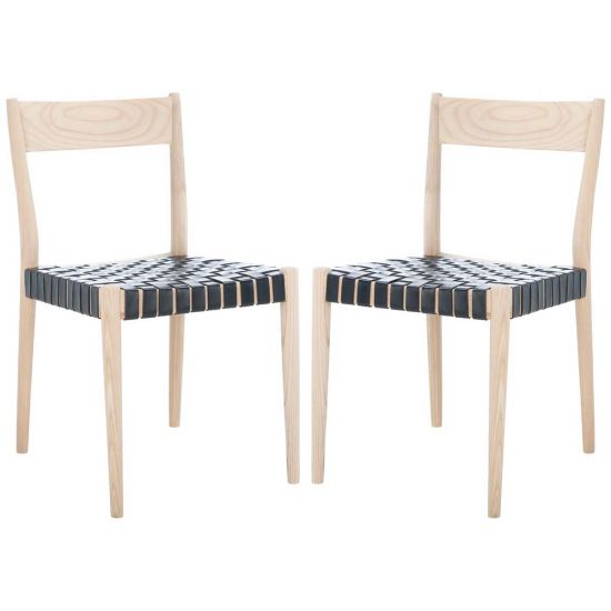 Modern Basket Woven Chair SET-2