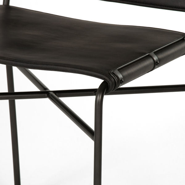 Lola Dining Chair- Distressed Black