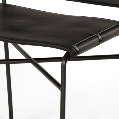 Lola Dining Chair- Distressed Black