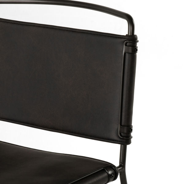 Lola Dining Chair- Distressed Black